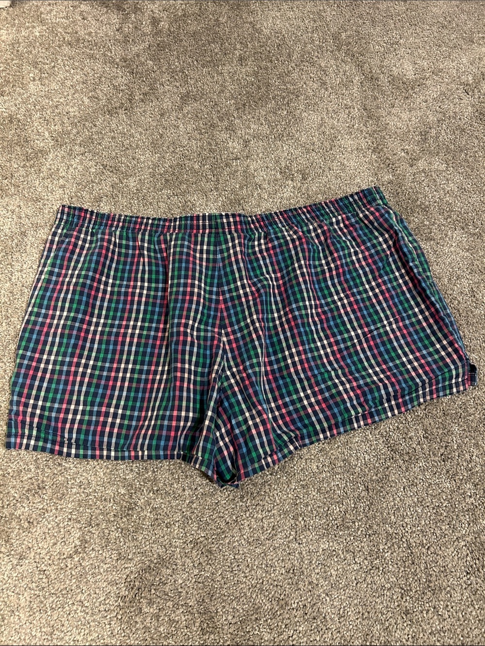 Plaid Cotton Sleep Shorts - Picture 4 of 4